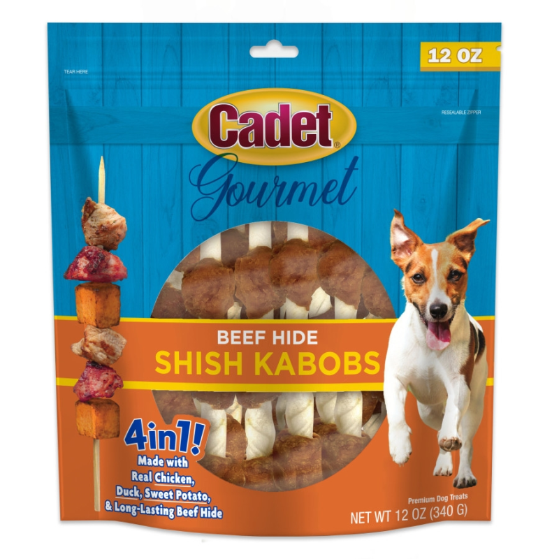 CADET TRIPLE FLAVOR KABOBS 12Z - Pet Supreme | Canoga Park