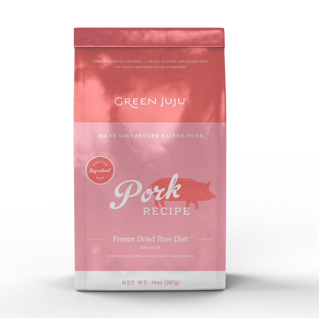 Green Juju Freeze Dried Pork 14 oz - Premium Dog Nutrition