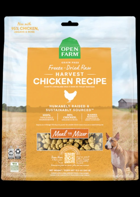Open Farm Dog FD Raw Chicken 3.5 oz - Pet Wants Fort Lauderdale