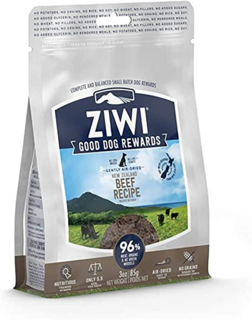 ZIWI Good Dog Rewards Beef Recipe Air-Dried Dog Treats, 3-oz|85.2