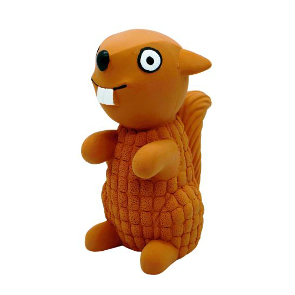 Bud'Z Latex Dog Toy With Squeaker - Beaver Dog 5in 1pc - Roc N Duke's Pet  Supplies