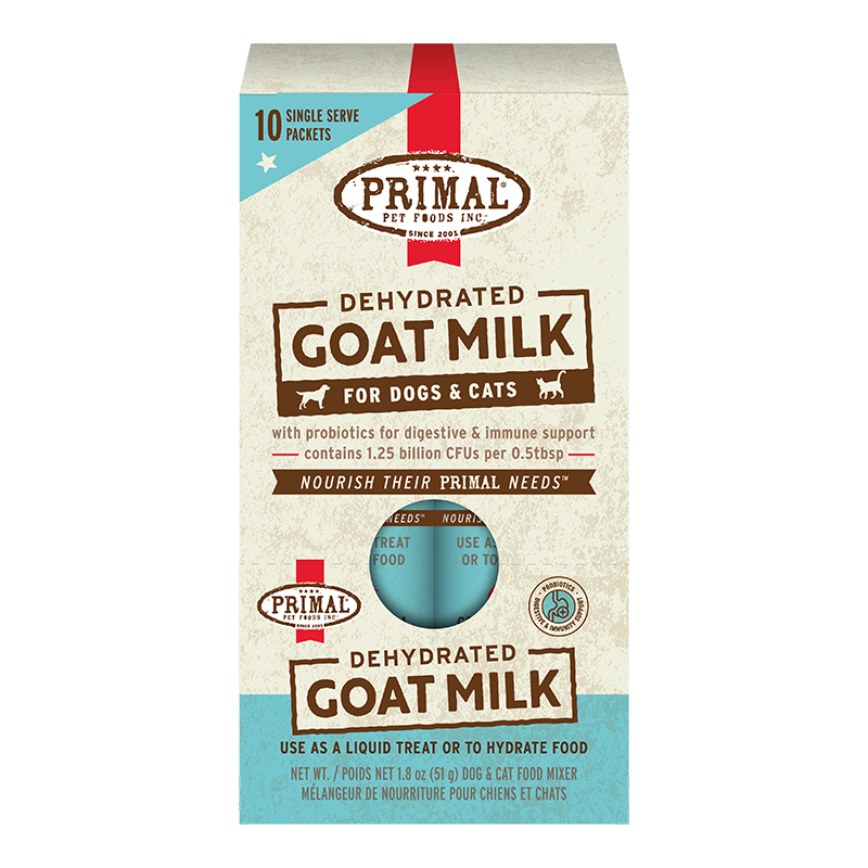 PRIMAL DC DHYD GOAT MLK 10CT - Premium Dog Nutrition & Grooming