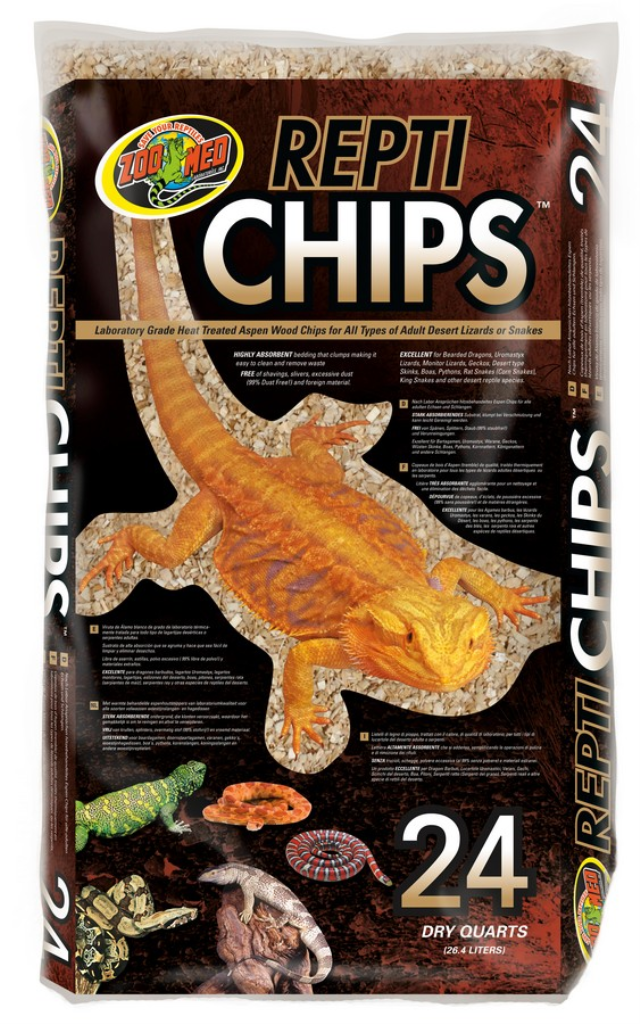 Zoo Med ReptiChips Wood Reptile Bedding, 24-qt