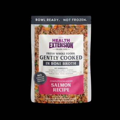 Health Extension Whole Foods Gently Cooked Salmon Wet Dog Food, 9-oz -  Gangsta Dog | Premium Pet Supplies & Organic Dog Treats