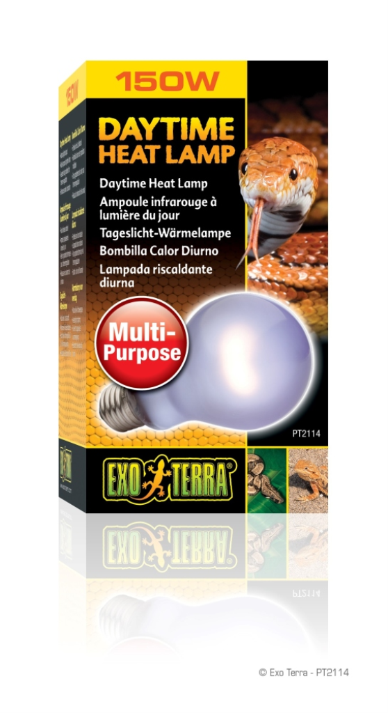 Exo Terra Daytime Heat Reptile Lamp, 150-w bulb