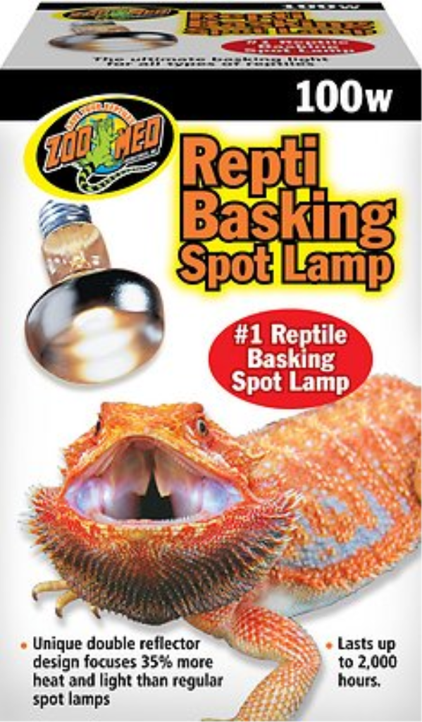 Zoo Med Repti Basking Reptile Spot Lamp, 100-Watt