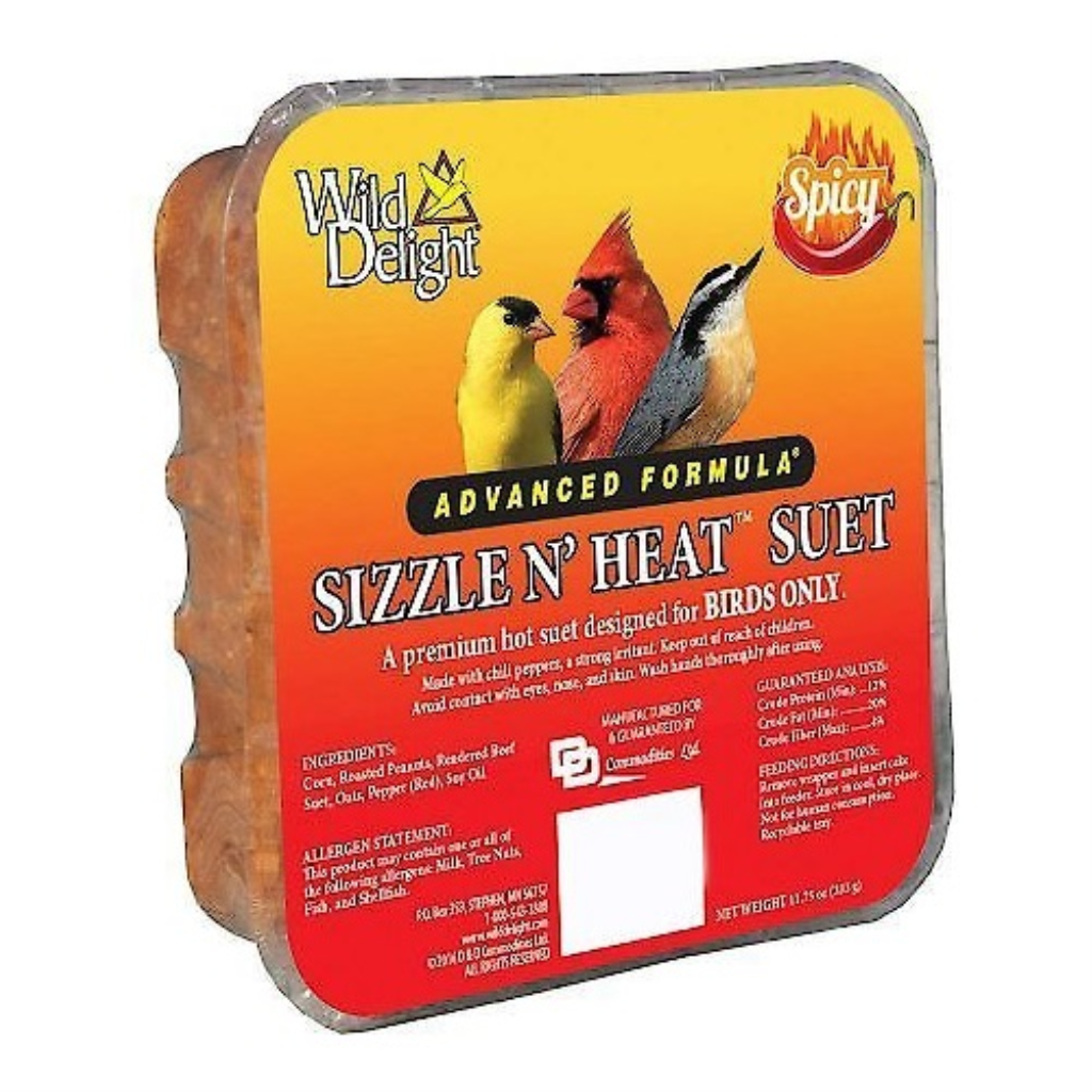 Wild Delight Sizzle N’ Heat Suet Bird Food, 11.75-oz tray