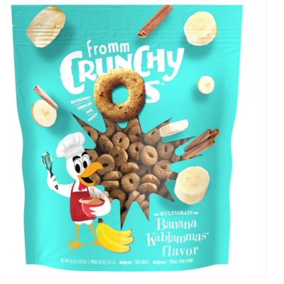 Fromm Crunchy Os Banana Kablammas Treat 26 oz