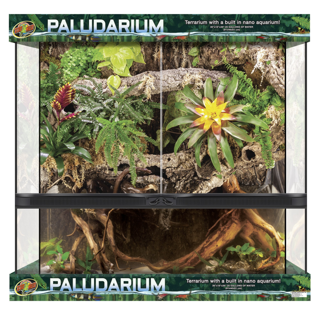 Zoo Med Paludarium Double Door Terranium & Aquarium, 20-gallon