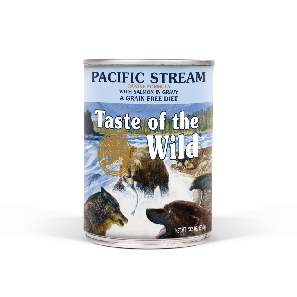 Taste of the Wild Pacific Stream Grain-Free Canned Dog Food, 13.2-oz
