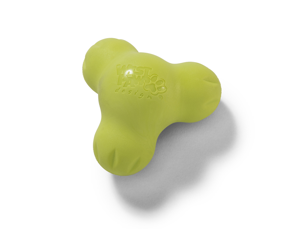 West Paw Zogoflex Tux Dog Toy, Granny Smith, Large