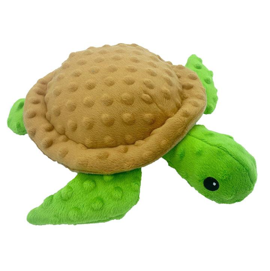 Petlou Dotty Friends Tortoise Dog Toy, 12-in