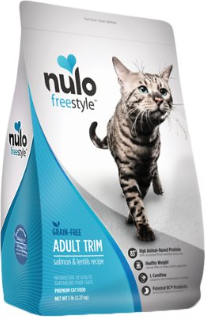Nulo Cat Freestyle Salmon & Lentils Recipe Grain-Free Adult Trim Dry Cat Food, 5-lb