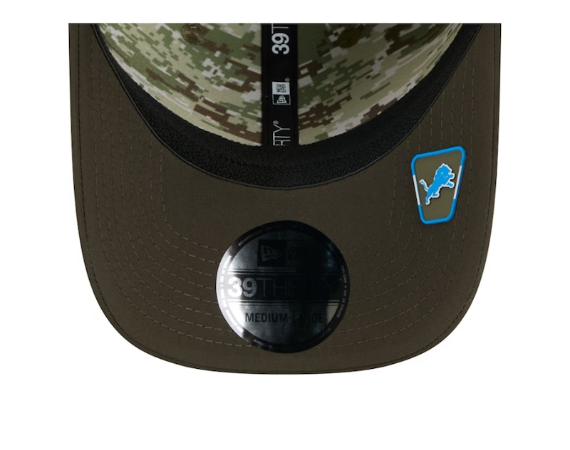 Detroit Lions Salute to Service 2025 Khaki and Dark Olive 39Thirty