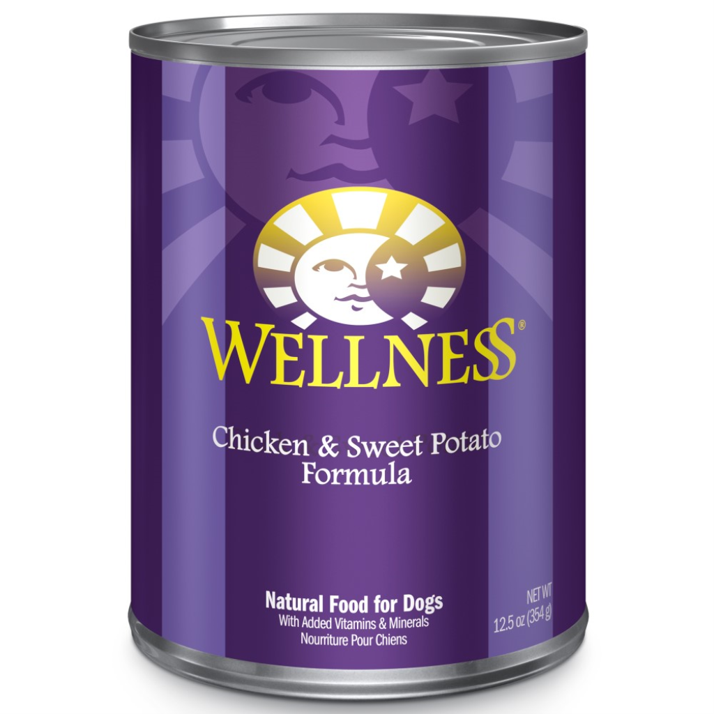 Wellness Complete Health Chicken & Sweet Potato Formula Wet Dog Food Can, 12.5-oz