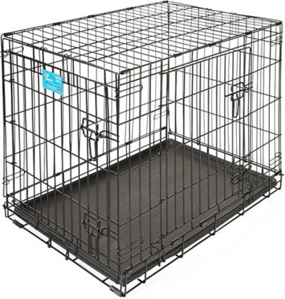 MidWest Life Stages Double Door Dog Crate, 30-in