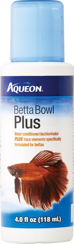 Aqueon Betta Bowl Plus Water Conditioner, 4-oz bottle