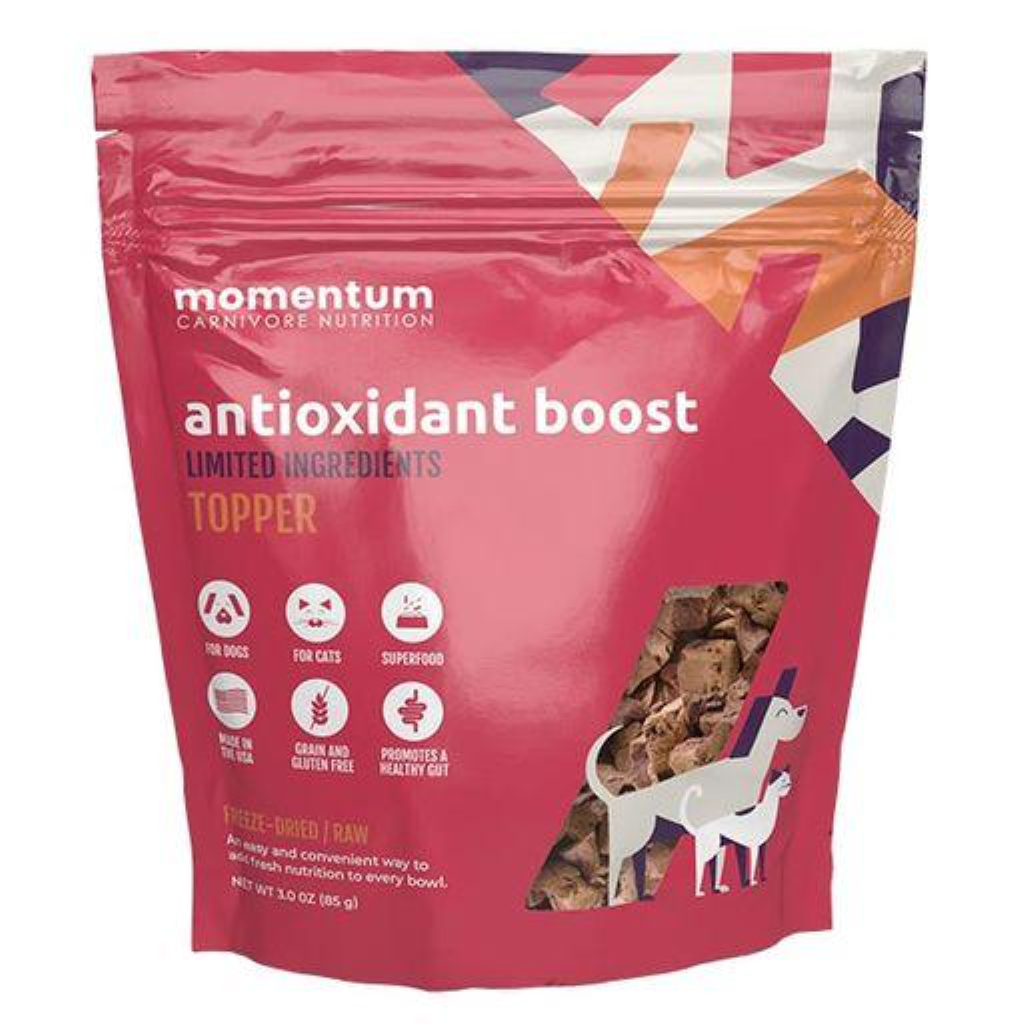 Momentum Carnivore Nutrition Antioxidant Boost Functional Dog & Cat Food Topper, 3-oz