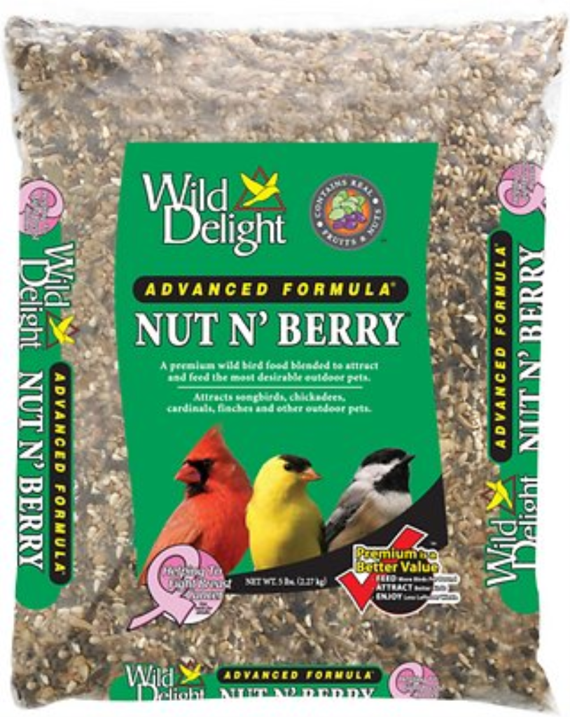 Wild Delight Nut N' Berry Bird Food, 5-lb