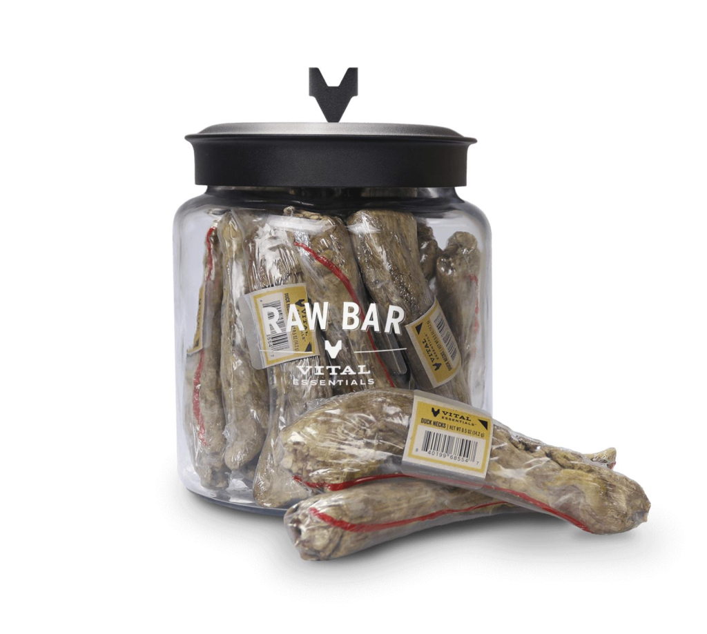 Vital Essentials RAW BAR Duck Necks Freeze-Dried Raw Dog Treats, 1-count