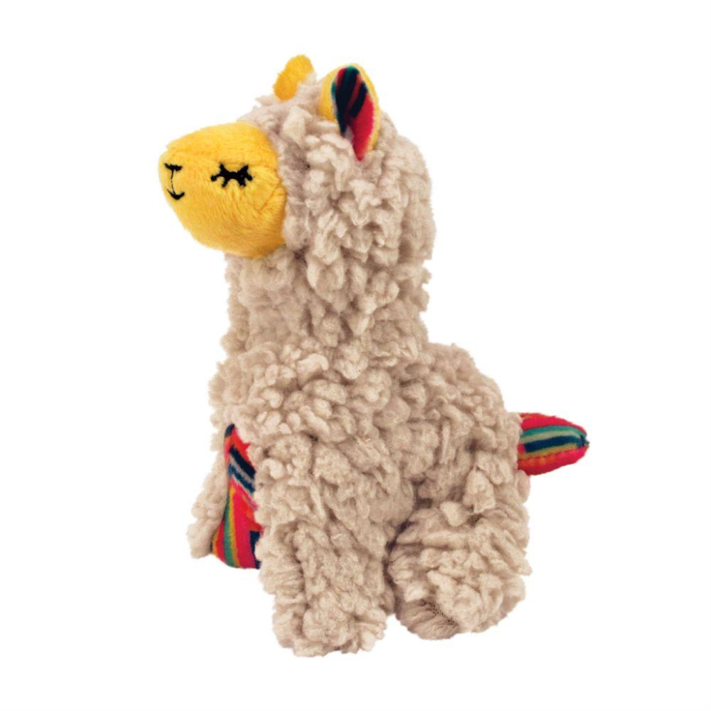 KONG Softies Buzzy Llama Cat Toy, Biege