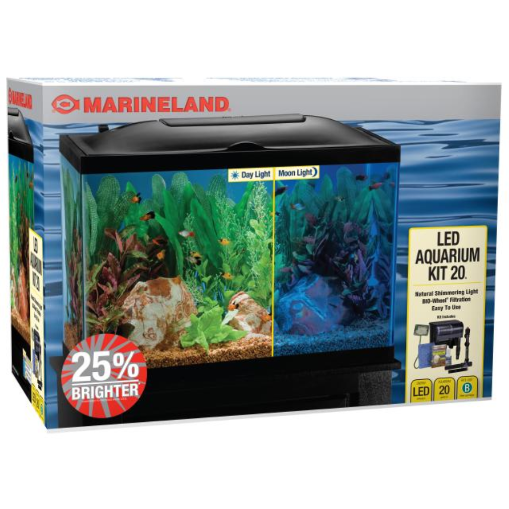 Marineland BIO-Wheel LED Aquarium Kit, 20-gal