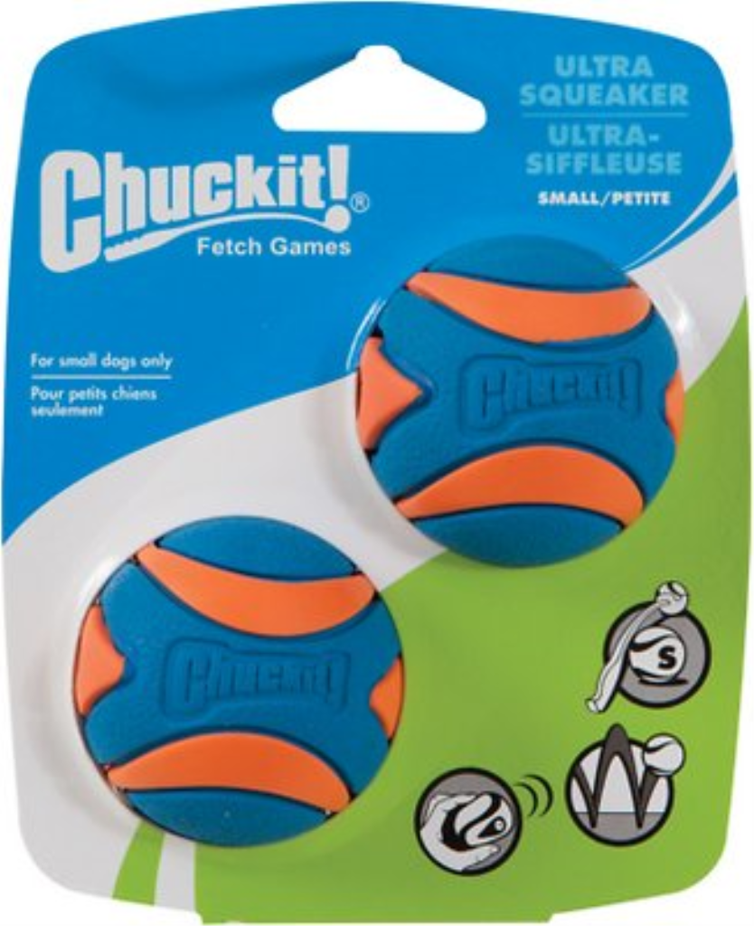 Chuckit! Ultra Squeaker Ball, Small, 2 count