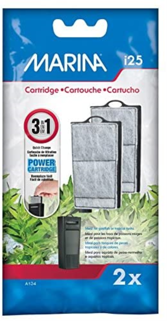 Marina i25 Replacement Power Cartridge for Aquariums, 2-pk