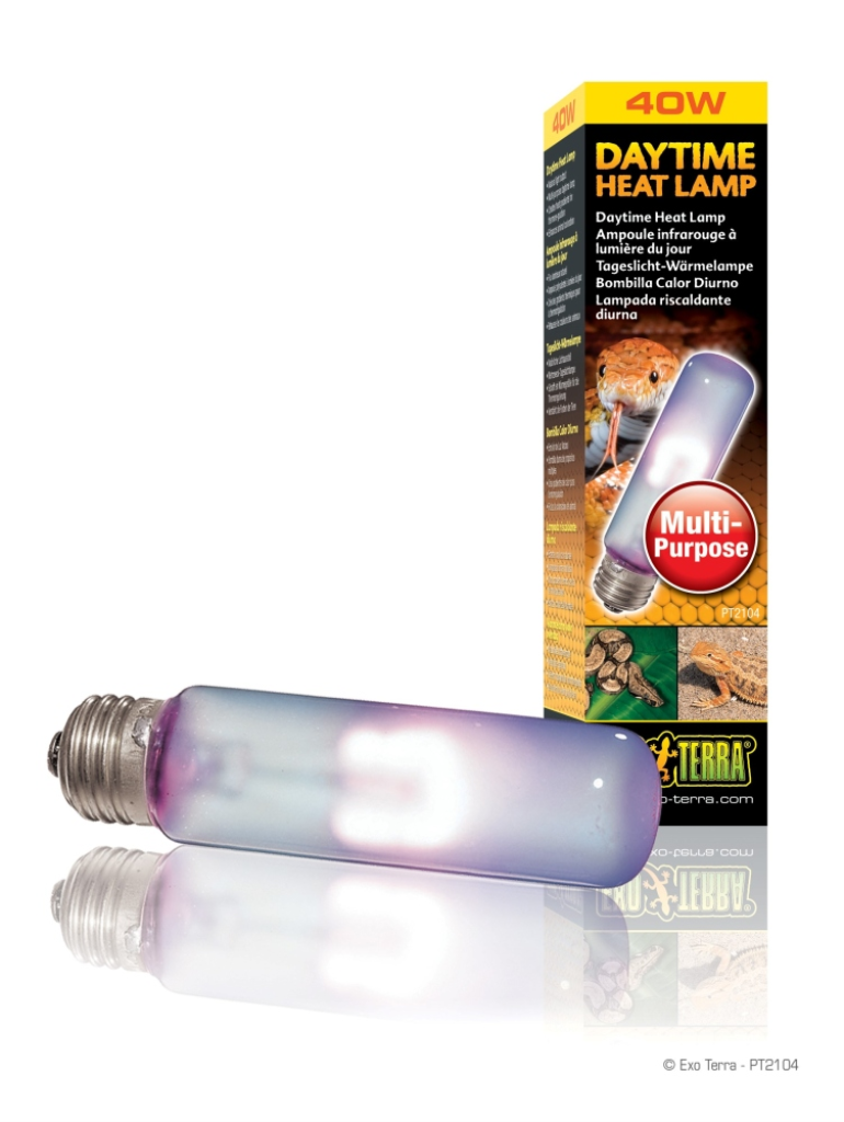 Exo Terra Daytime Heat Reptile Lamp, 40-w bulb