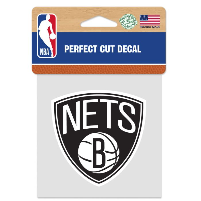 Brooklyn Nets Perfect Cut Colour Decal 4" x 4"