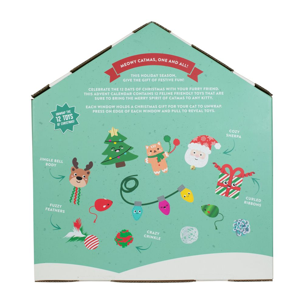 Fringe Meowy Catmas Pet Toy Advent Calendar
