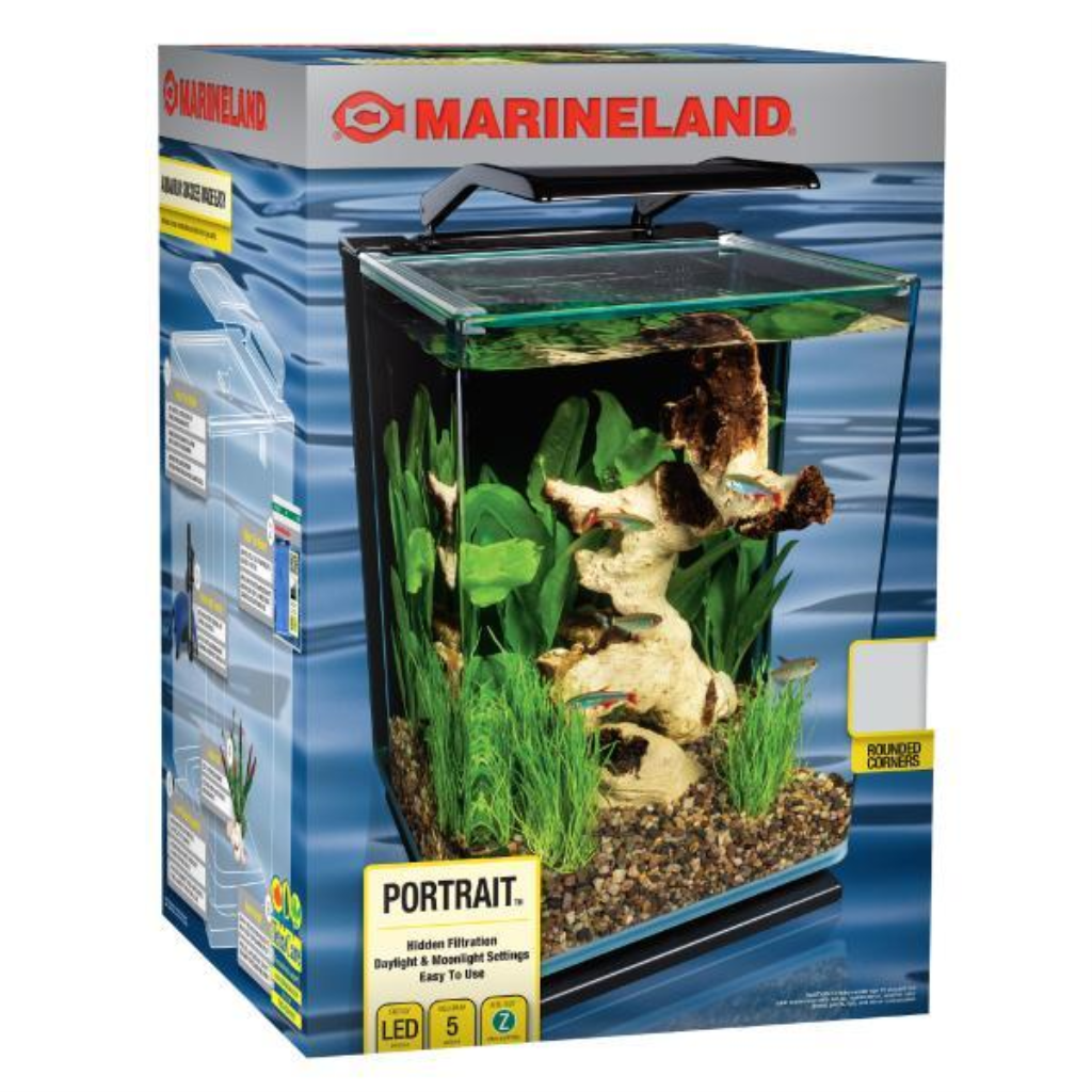 Marineland Portrait Desktop Kit Aquarium, 5-gal