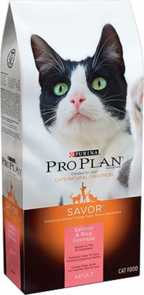 Purina Pro Plan Savor Adult Salmon & Rice Formula Dry Cat Food, 16-lb
