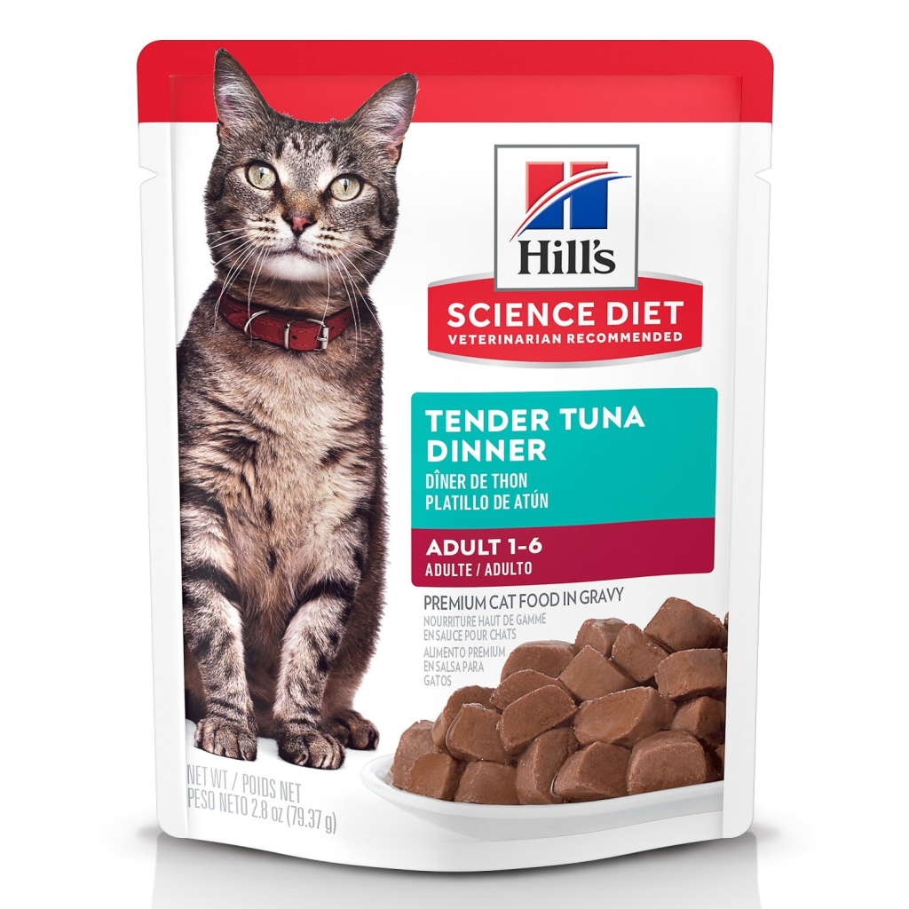 Hill's Science Diet Adult Wet Cat Food, Tuna, 2.8-oz
