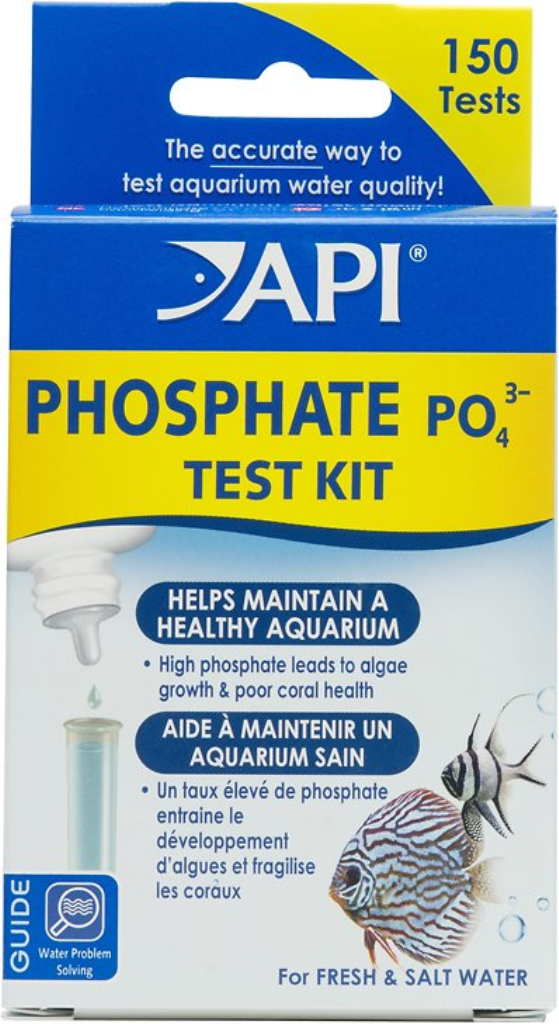 API Phosphate PO4 Freshwater & Saltwater Aquarium Test Kit, 150 count