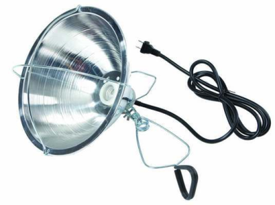 BROODER REFLECTOR LAMP AND CLAMP 10.5IN