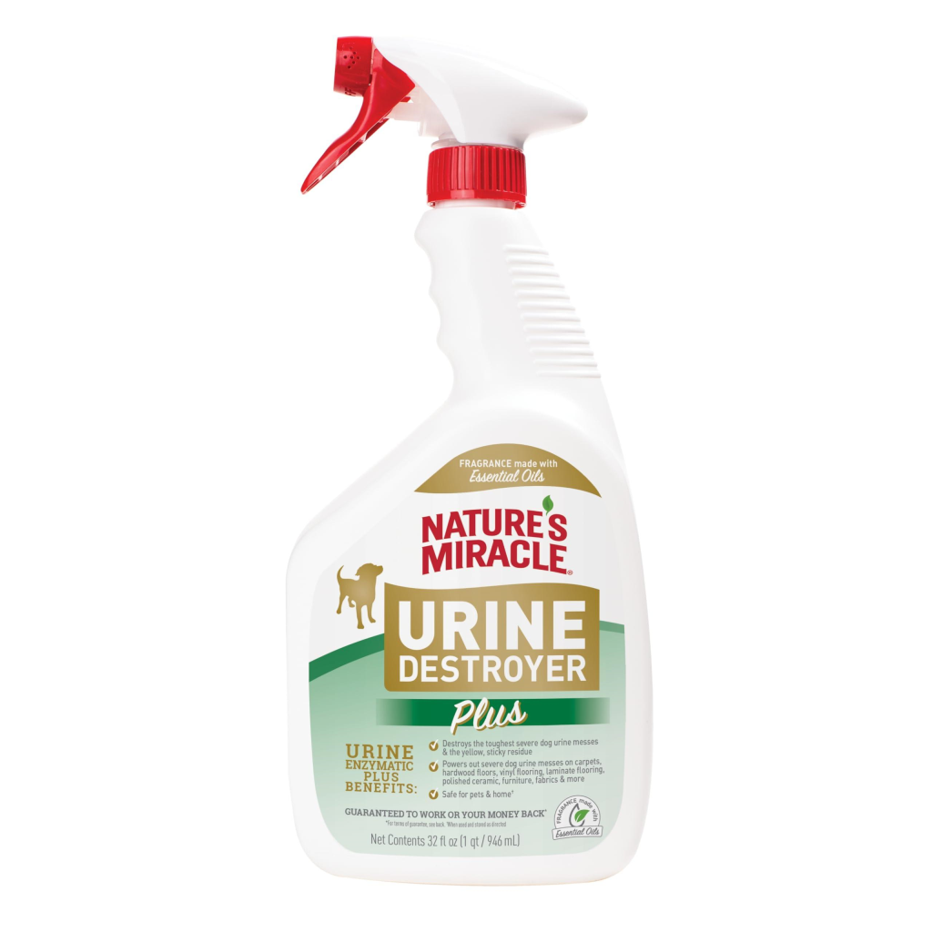 Nature's Miracle Urine Destroyer Plus Dog Stain Remover Spray, 32-oz