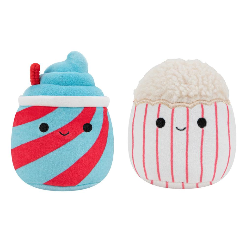 Squishmallows Snacks Tucker & Arnel Squeaky Dog Toy, 2-pk