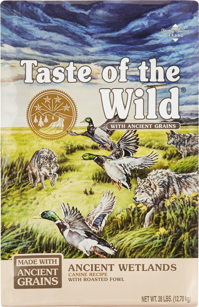 Taste of the Wild Ancient Wetlands with Ancient Grains Dry Dog Food, 28-lb