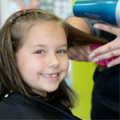 02 - Kid's Specialty Cut - First time? Call first for consult - Pixie Stacked Bob Long to Very Short