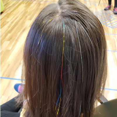 16 - Fairy Hair Tinsel  3 beads of 3 strands in each bead