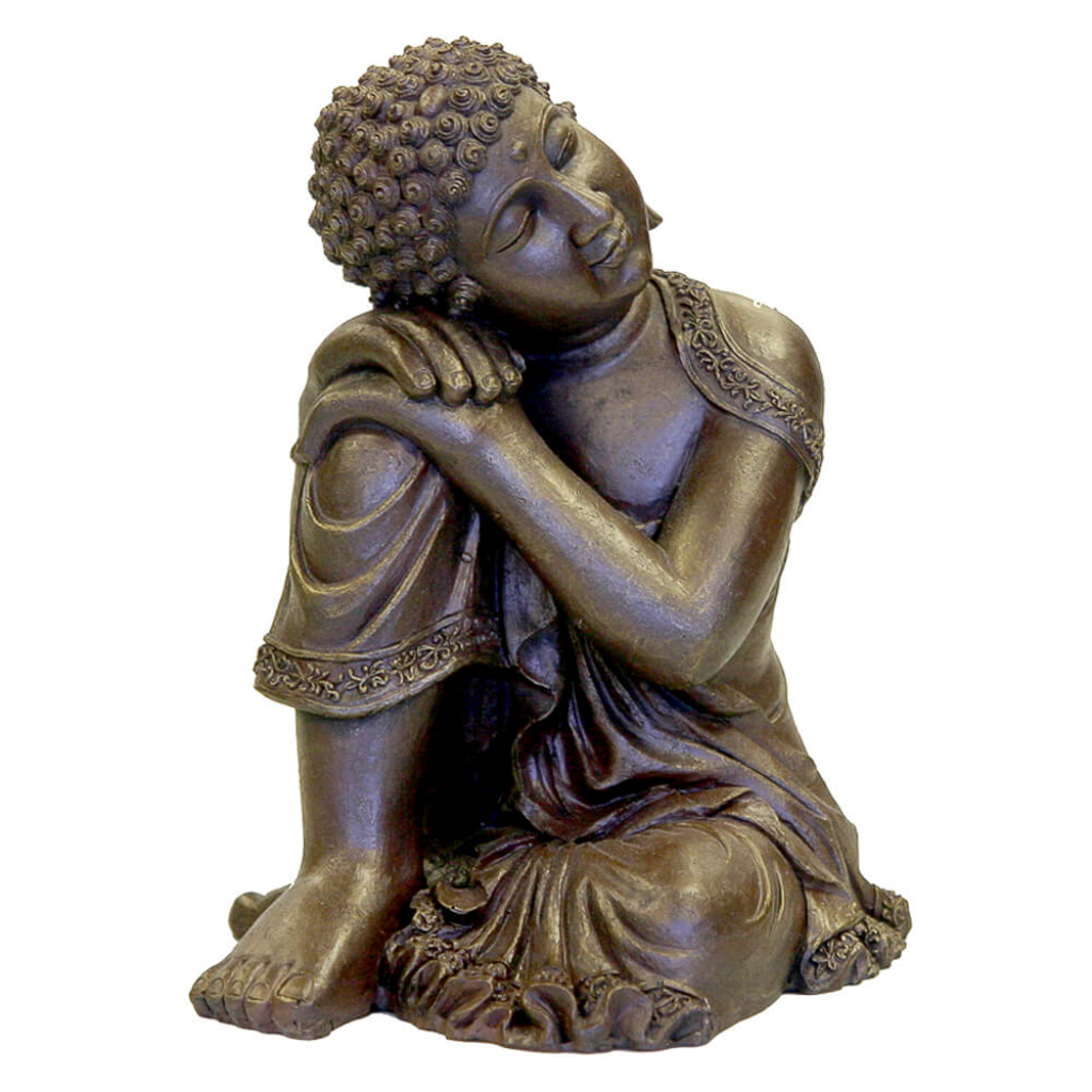 Blue Ribbon Exotic Environments Resting Buddha Statue Aquarium Ornaments
