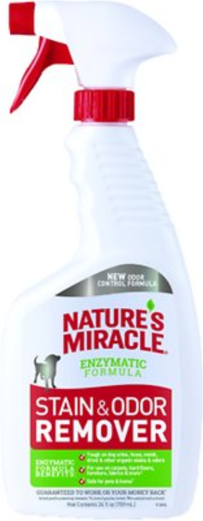 Nature's Miracle Dog Stain & Odor Remover Spray, 24-oz bottle