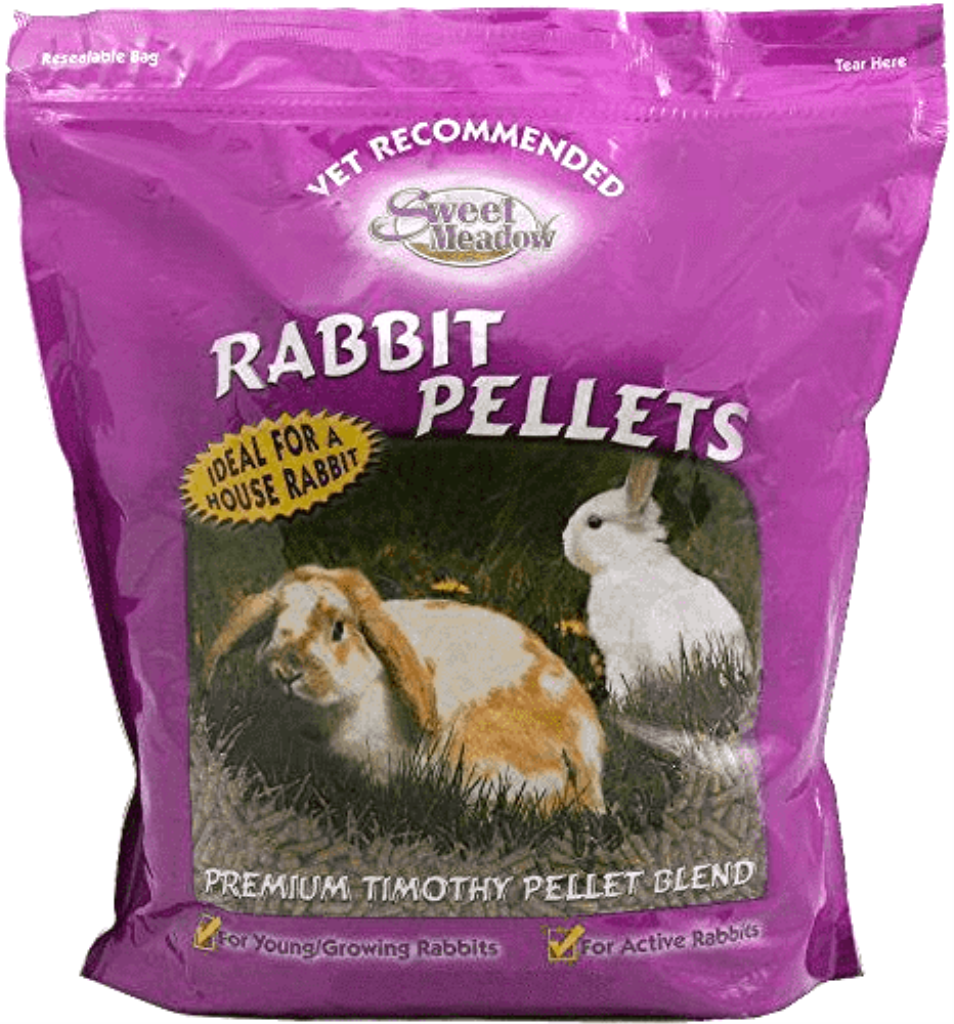 Sweet Meadow Rabbit Pellets Timothy Blend Rabbit Food, 5-lb