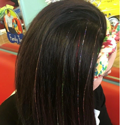 14 - Kid Cut with Fairy Hair (Tinsel)