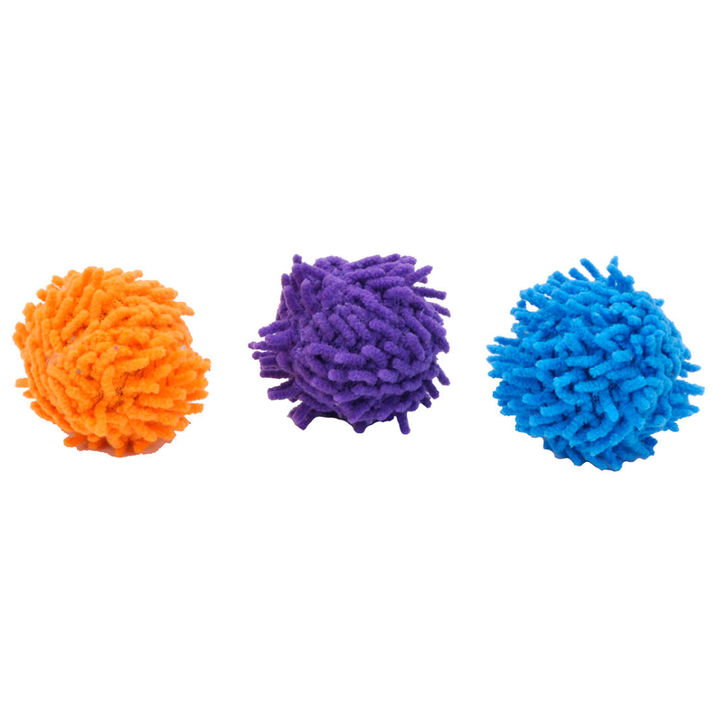 Turbo Mop Ball Cat Toy, Assorted Colors