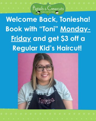 4 -Book with Toniesha Special! $2 OFF Mon-Fri Only!