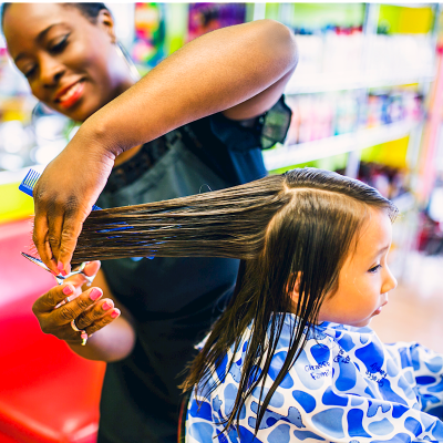 Shampoo and blow out style