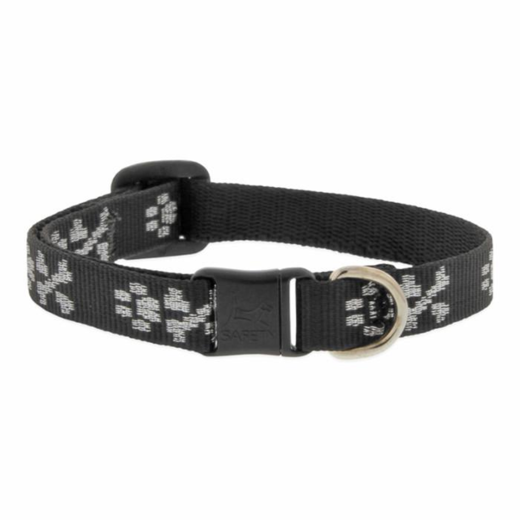 Lupine Pet Original Designs Safety Collar for Cats, Bling Bonz, 1/2-in x 8-12-in