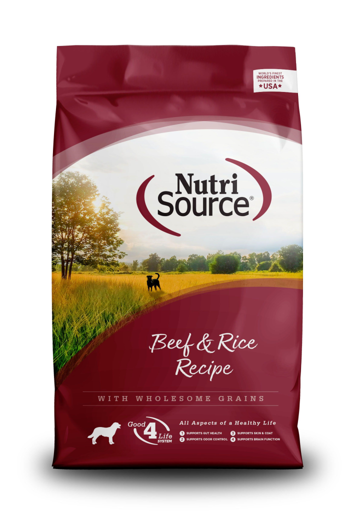 NutriSource Beef & Rice Dry Dog Food 26 lbs